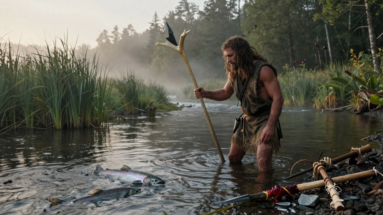 Чем ловили первобытные люди рыбу: от копий до запутанных сетей