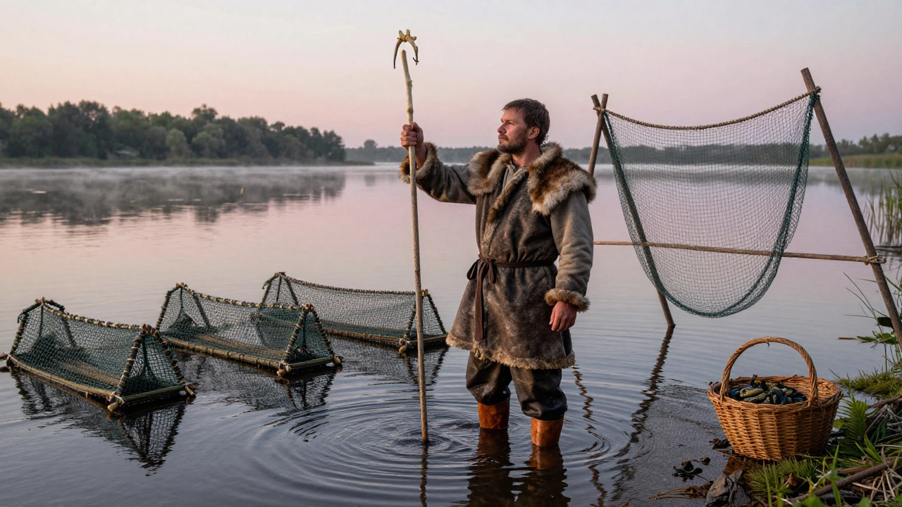 Как ловили рыбу в Древней Руси: методы, снасти и традиции