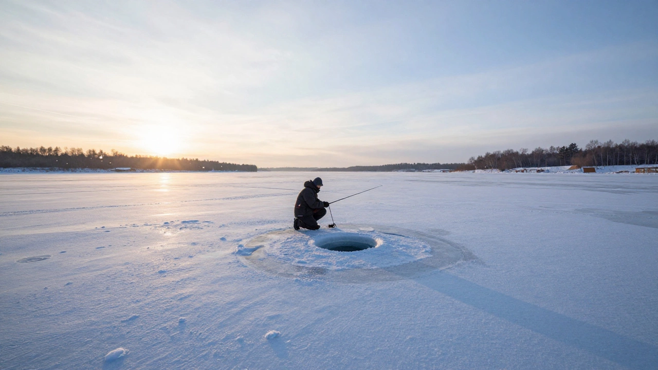 Когда рыба хорошо клюет зимой: лучшие дни, время и погодные приметы