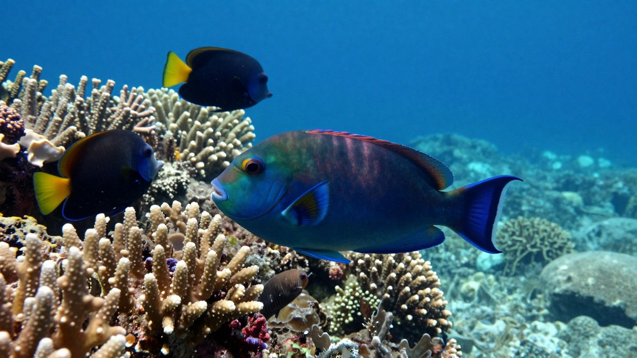 Уникальные эндемичные рыбы в прозрачных водах Красного моря